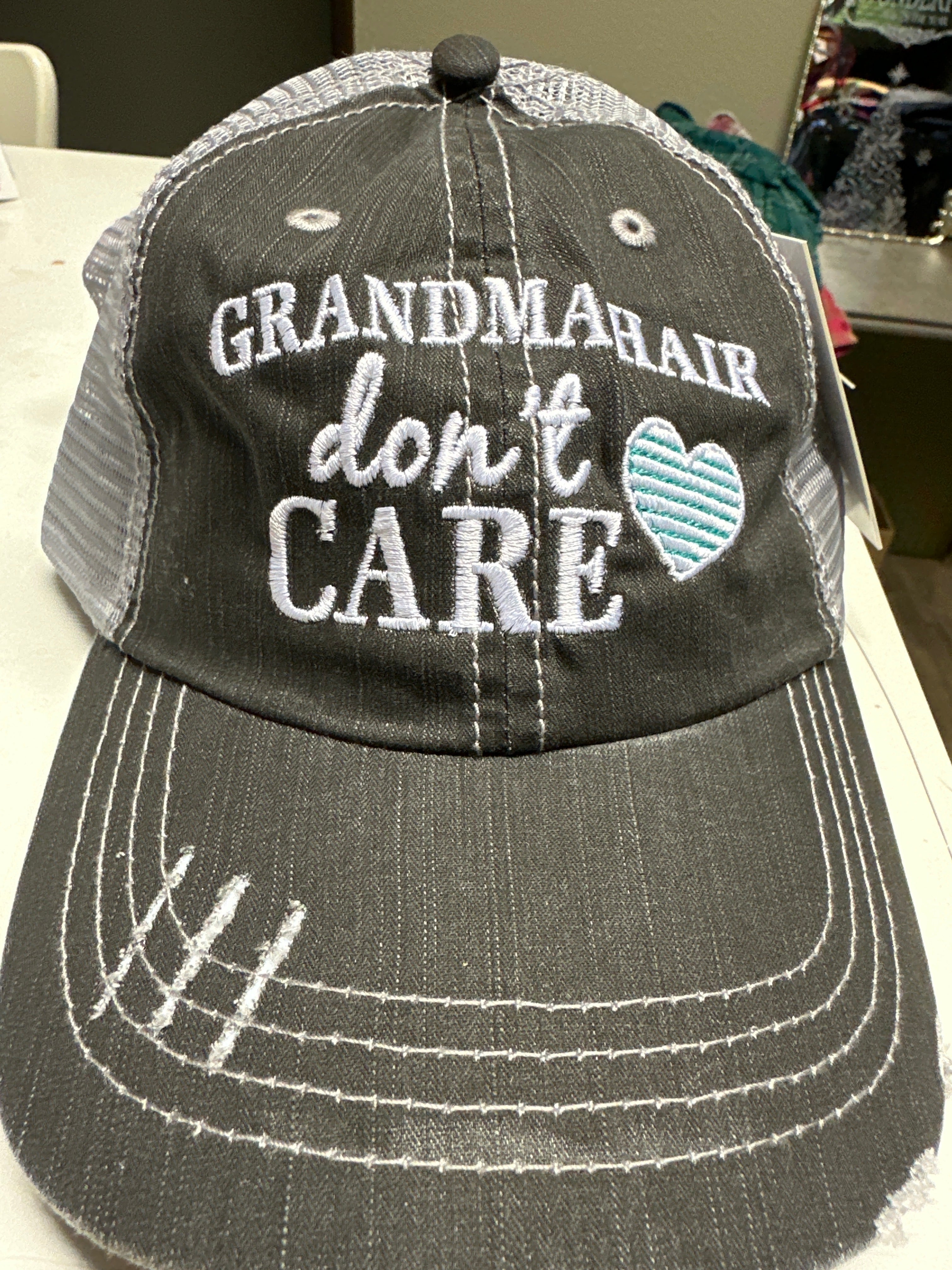 The Grandma Hair Don’t Care Trucker Hat