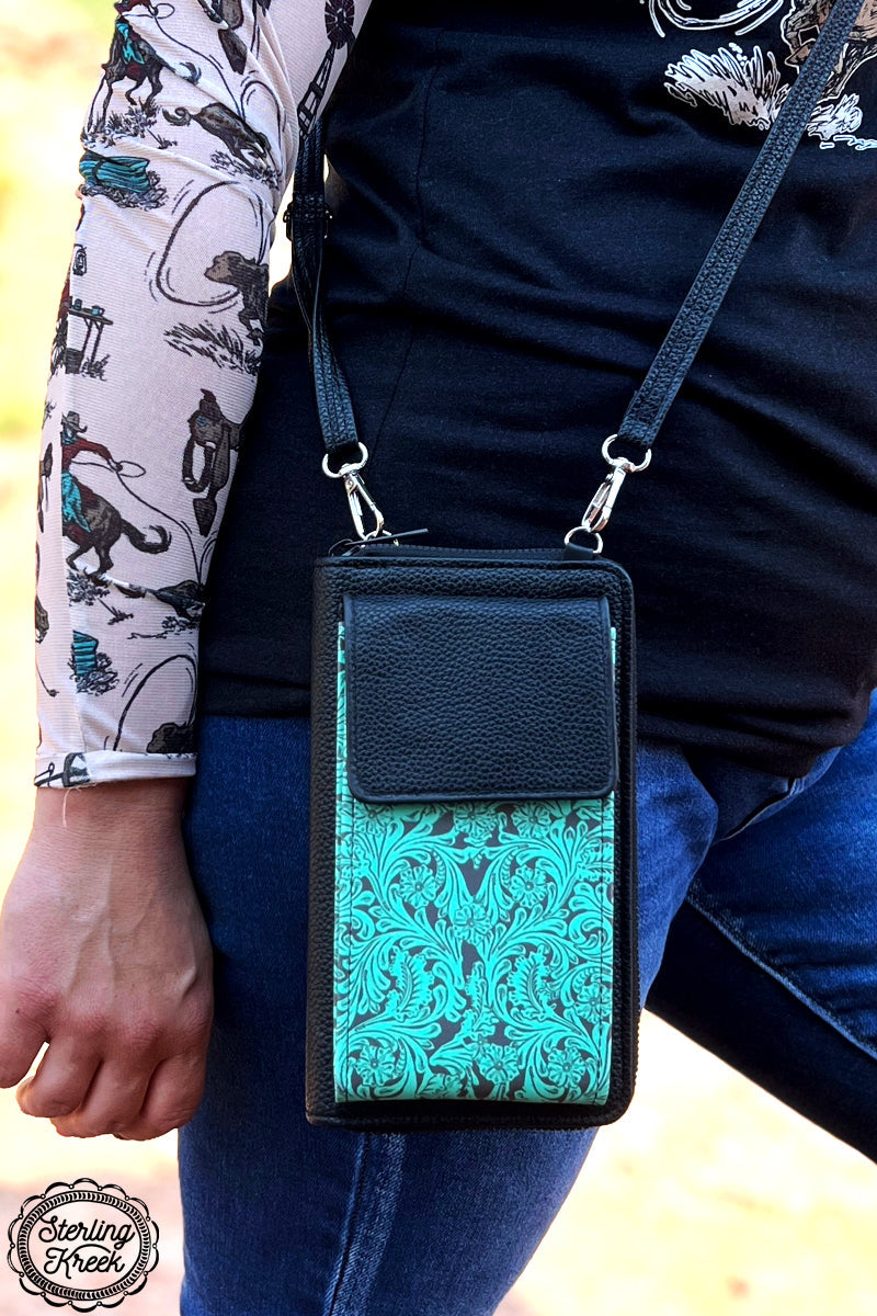 The TOOLED UP PHONE WALLET BAG