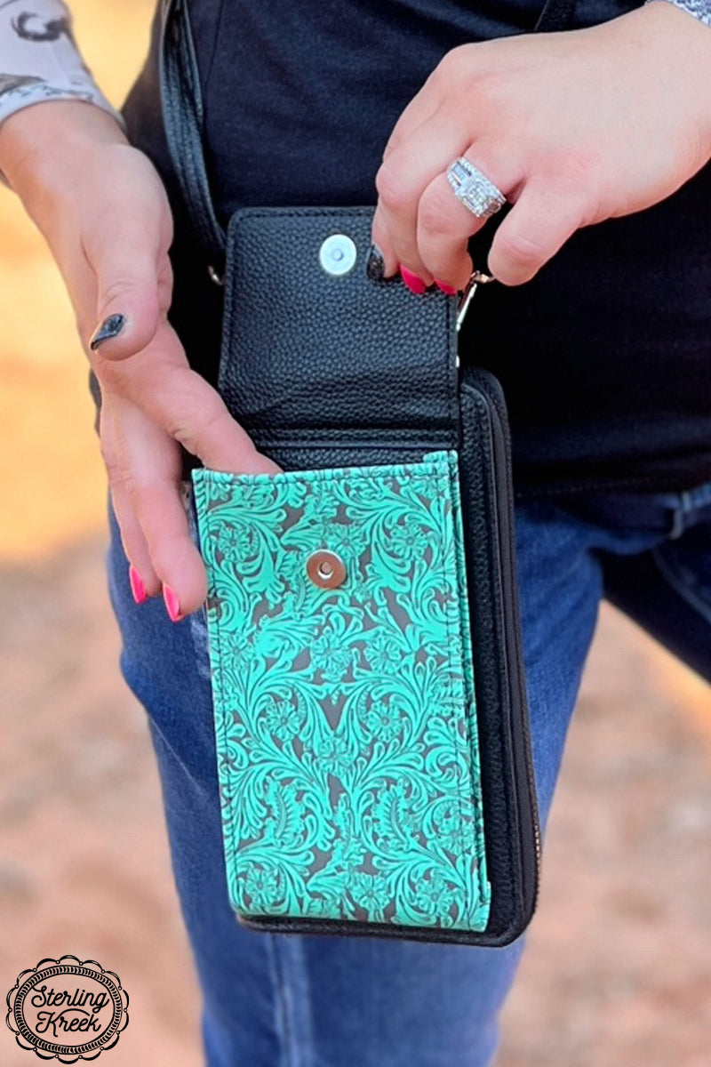 The TOOLED UP PHONE WALLET BAG