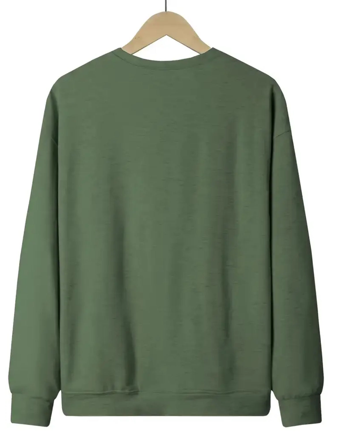The Merry Christmas Crew Sweatshirt in Olive