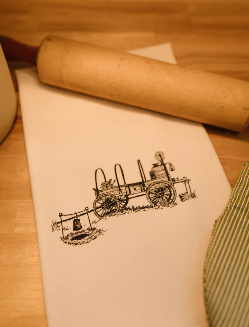 THE RANCHER COLLECTION set of 2 TEA TOWELS