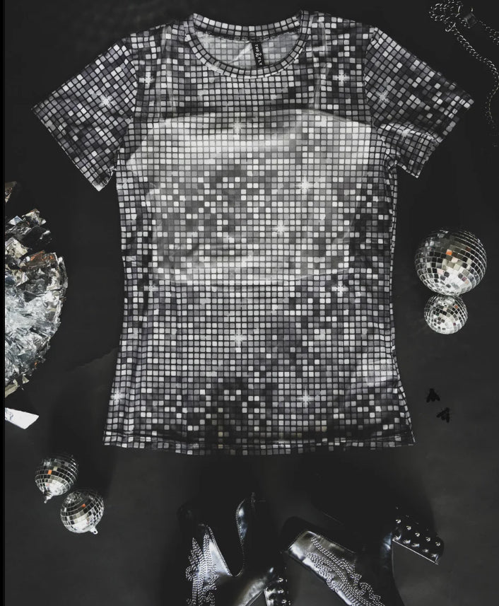 The Dolly Disco Mesh Tee