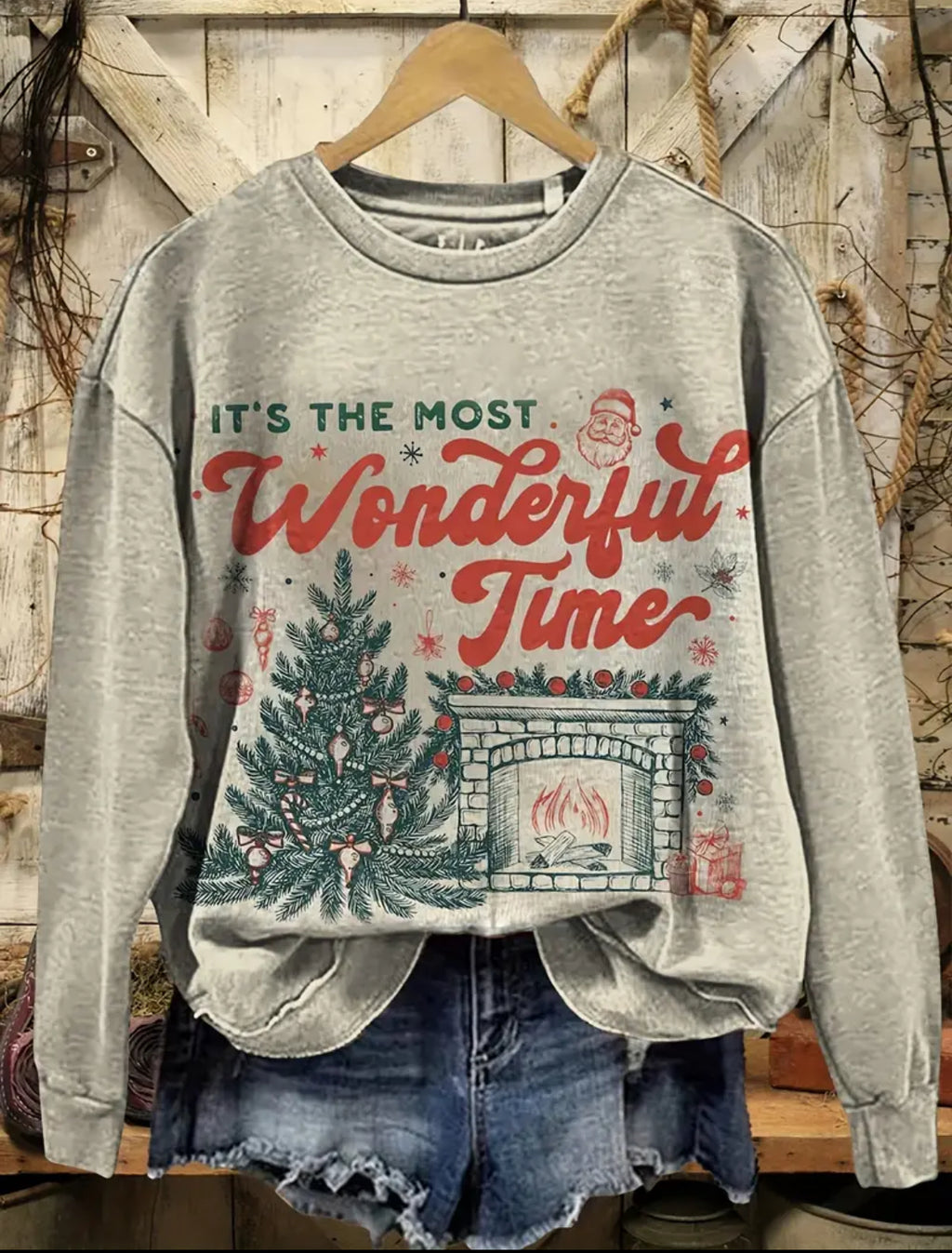 The Wonderful Time Christmas Crew Sweatshirt