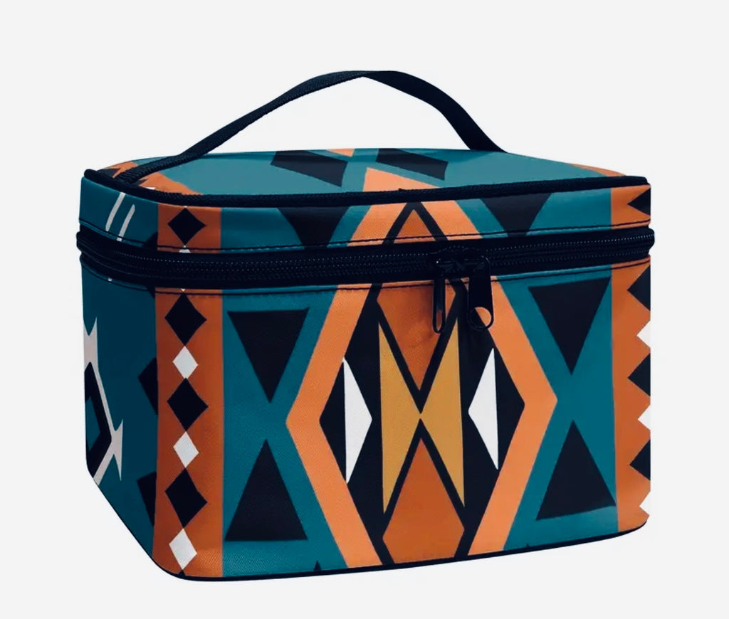 The Bohemian Cosmetic Case in Turquoise