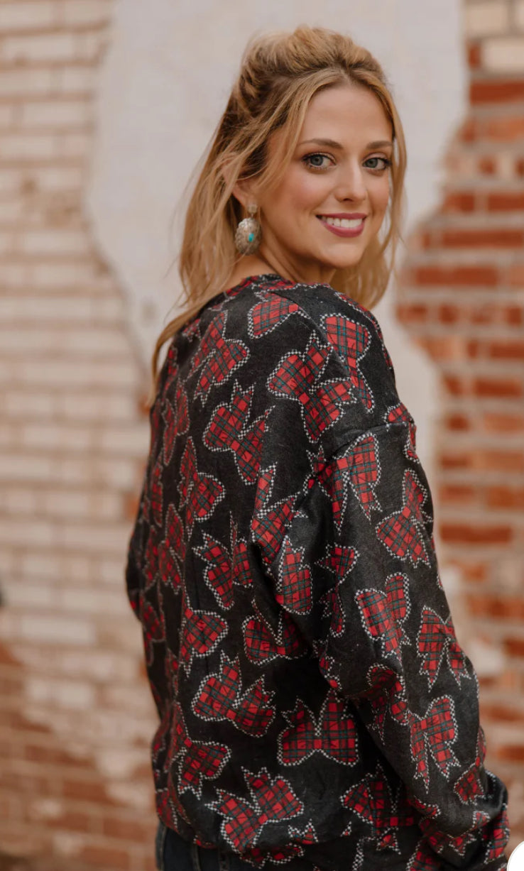 The Rancher's Ribbon Top