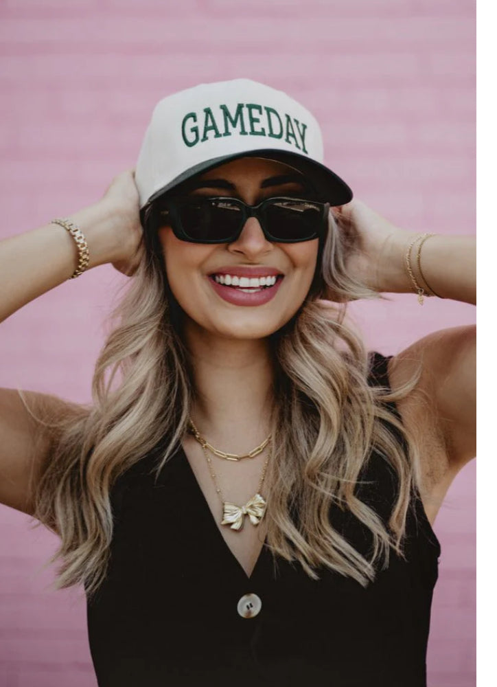 The Gameday Embroidered Full Material Hat