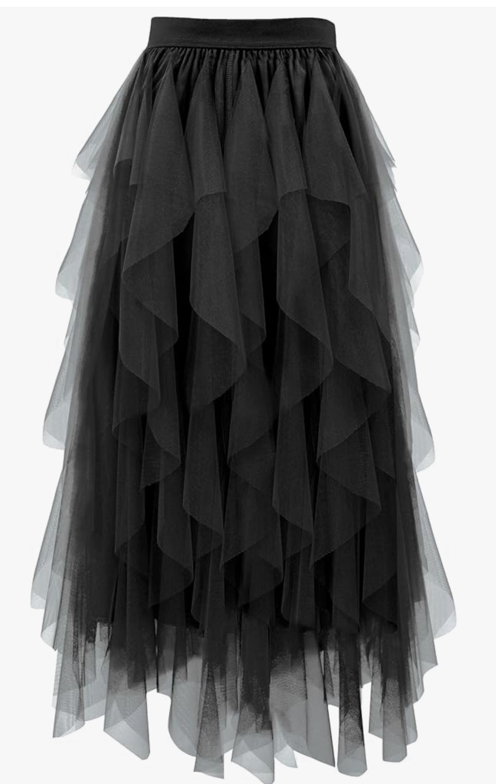 The Black Tulle Festival Skirt