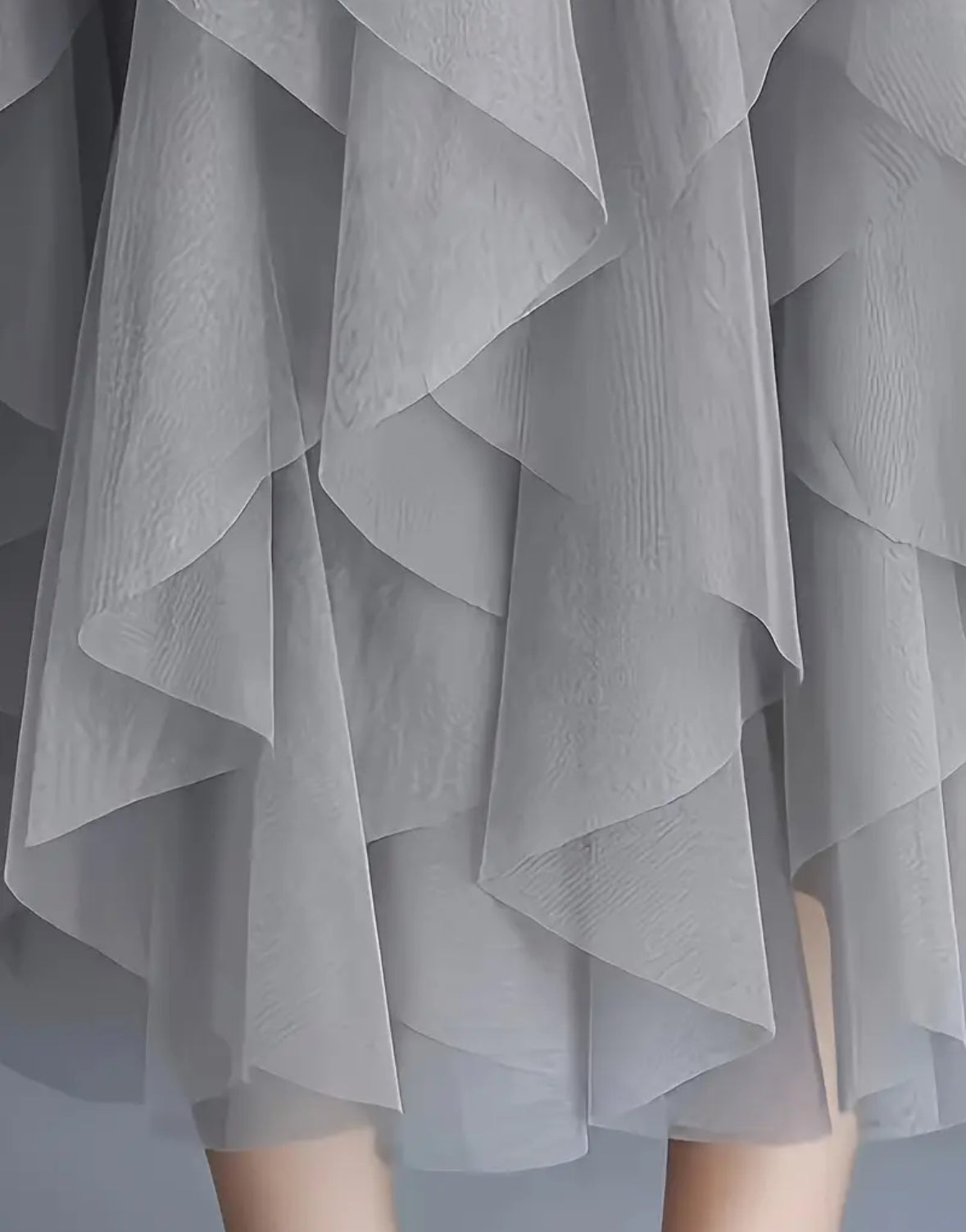 The Gray Tulle Festival Skirt