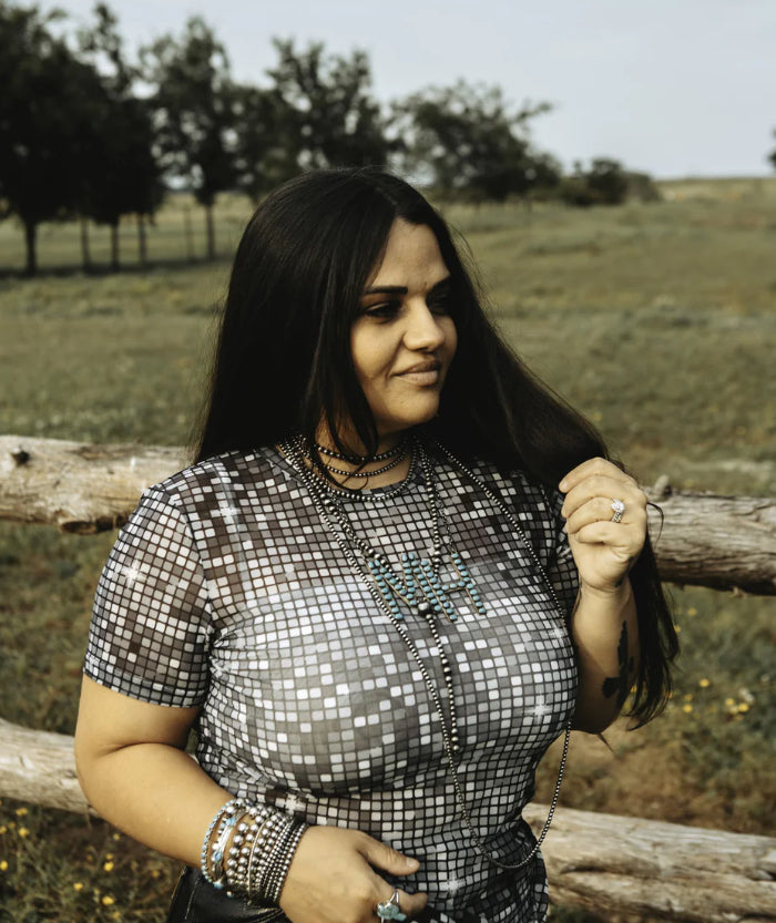 The Dolly Disco Mesh Tee