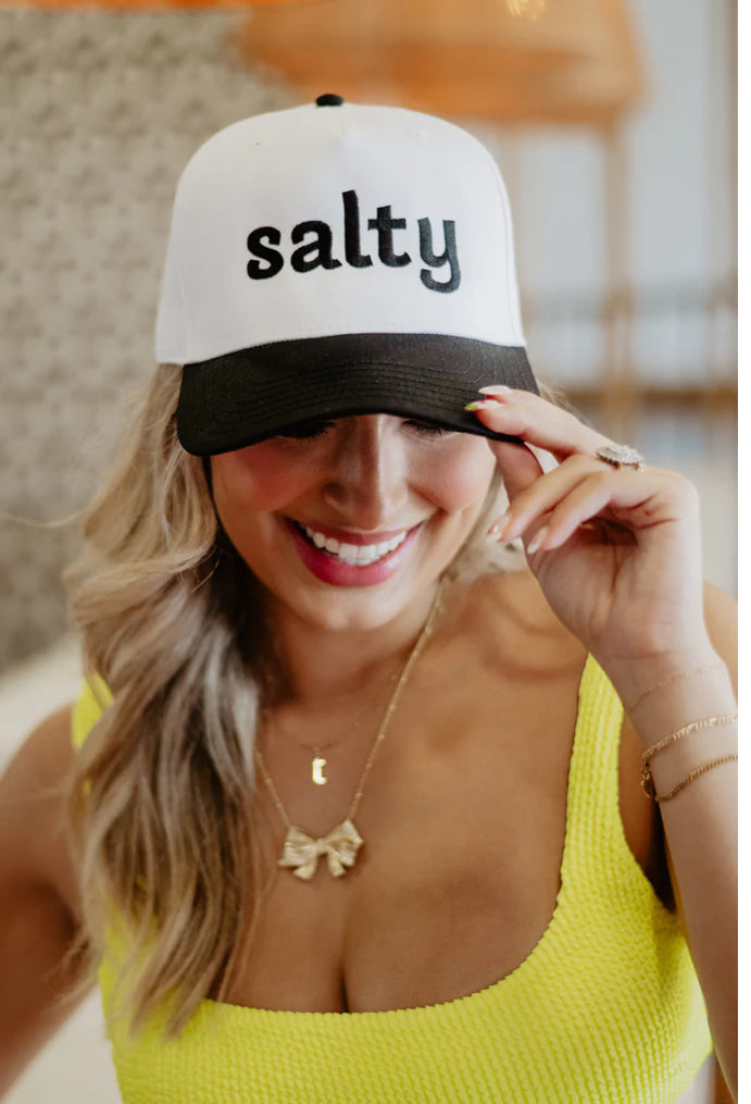 The Salty Embroidered Full Material Hat
