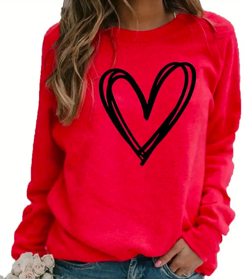 Heart Crewneck Sweatshirt