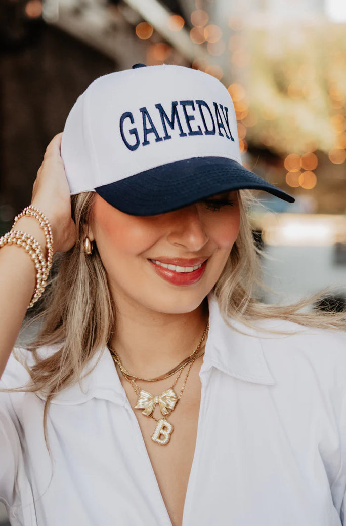 The Gameday Embroidered Full Material Hat