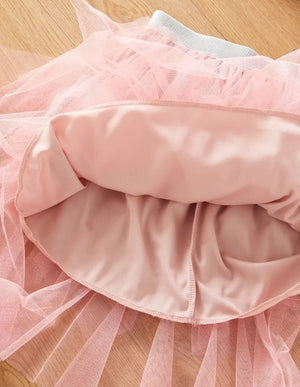 The Black Tulle Festival Skirt for Girls