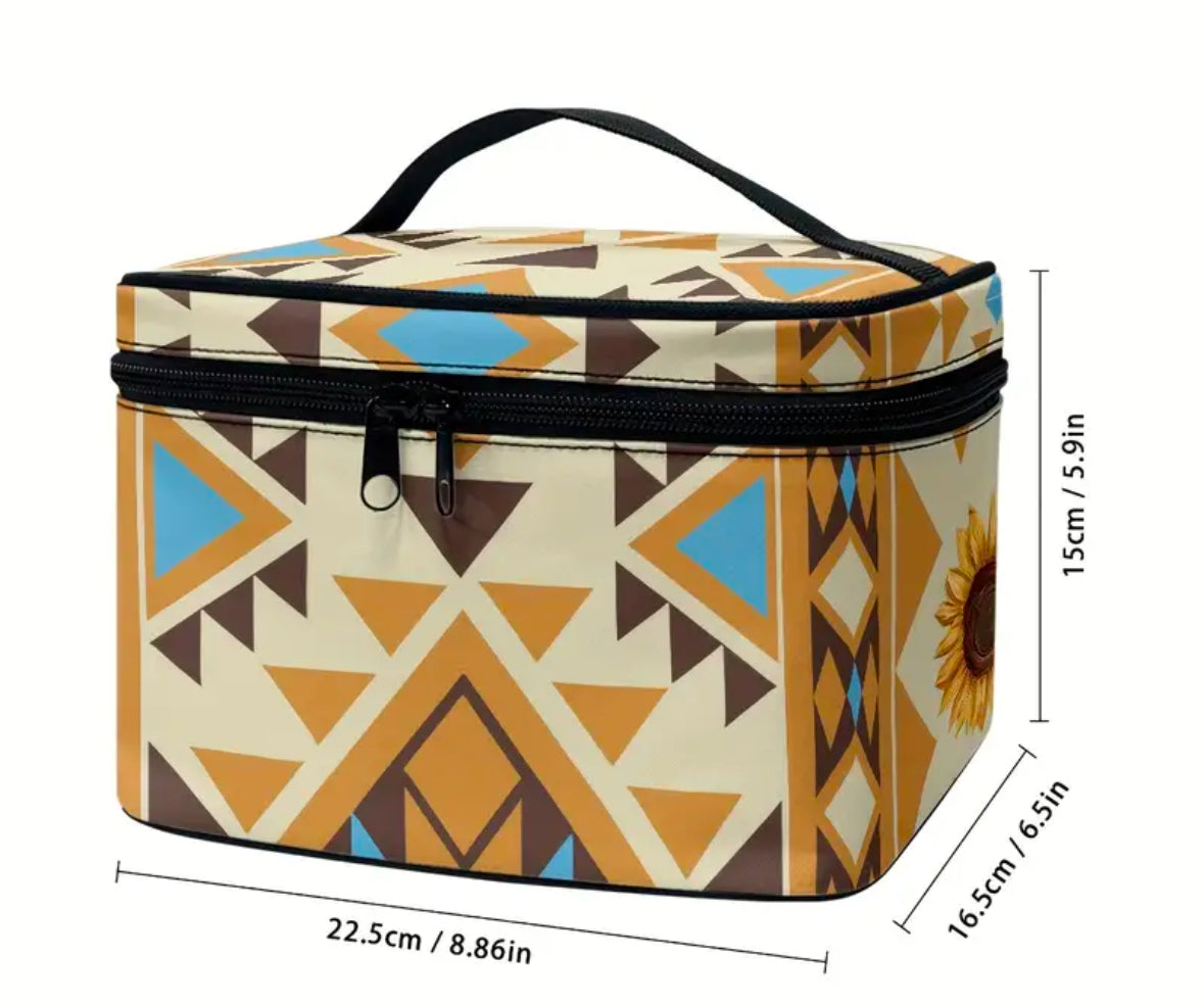 The Bohemian Cosmetic Case in Red