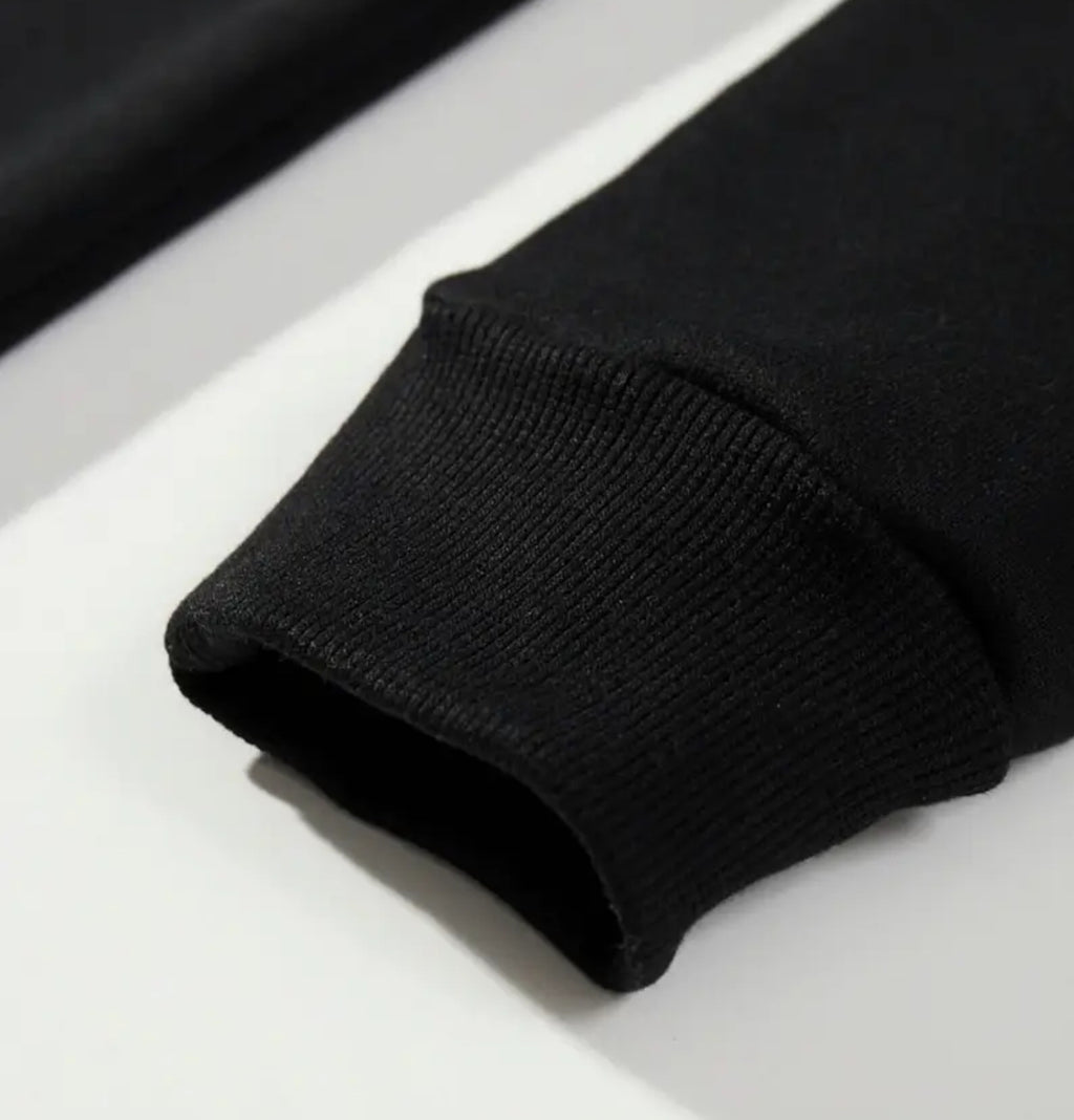 The Vintage Santa Crew Sweatshirt in Black