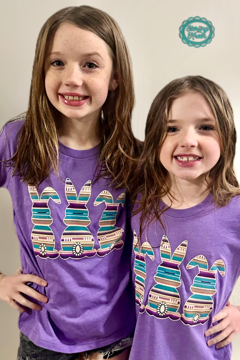 The Mini Serape Bunny Tee