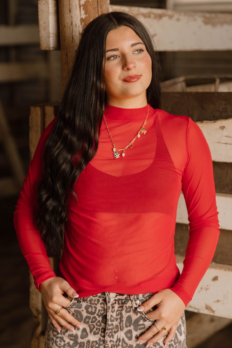 The Meshed Out Red