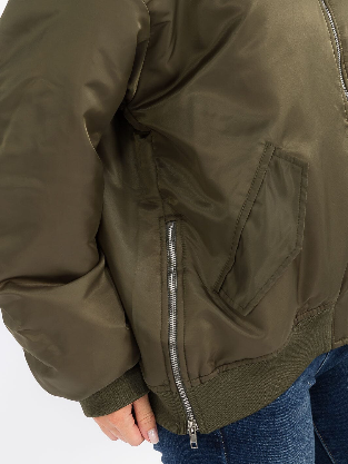 The Bomber Jacket in Olive