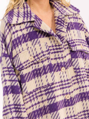 The Lavender Plaid Coat