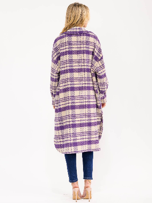 The Lavender Plaid Coat