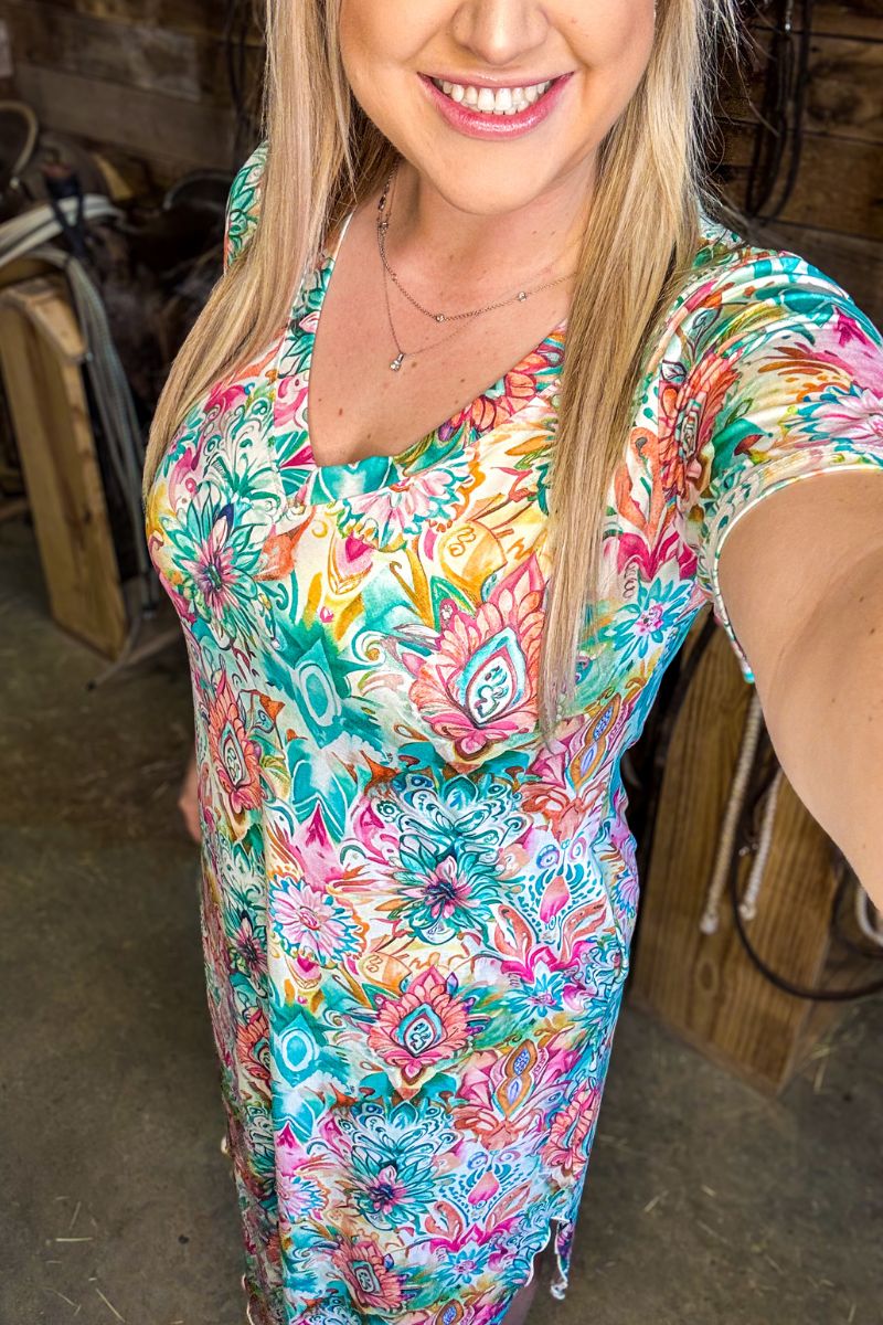 The Pink Skies Maxi Dress
