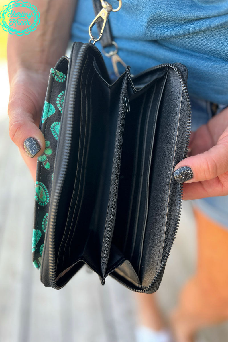 The Forever in Turquoise PHONE WALLET BAG