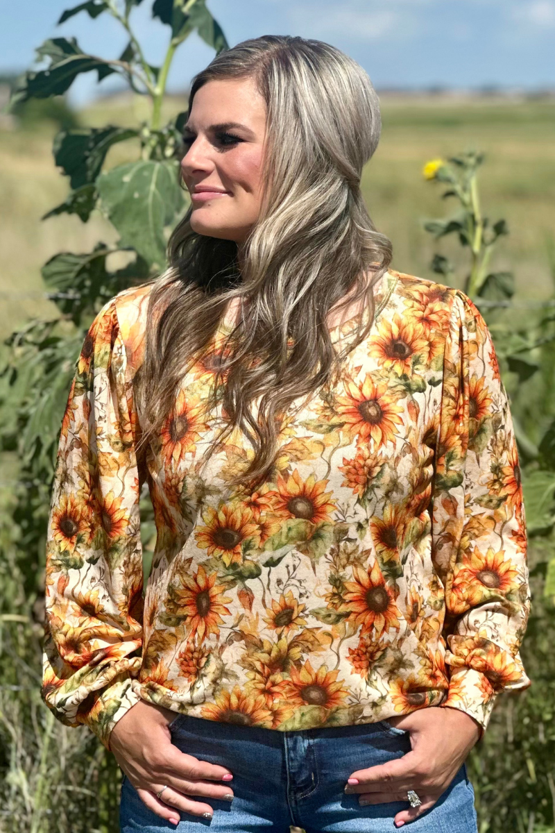 The GOLDEN HARVEST KNIT TOP