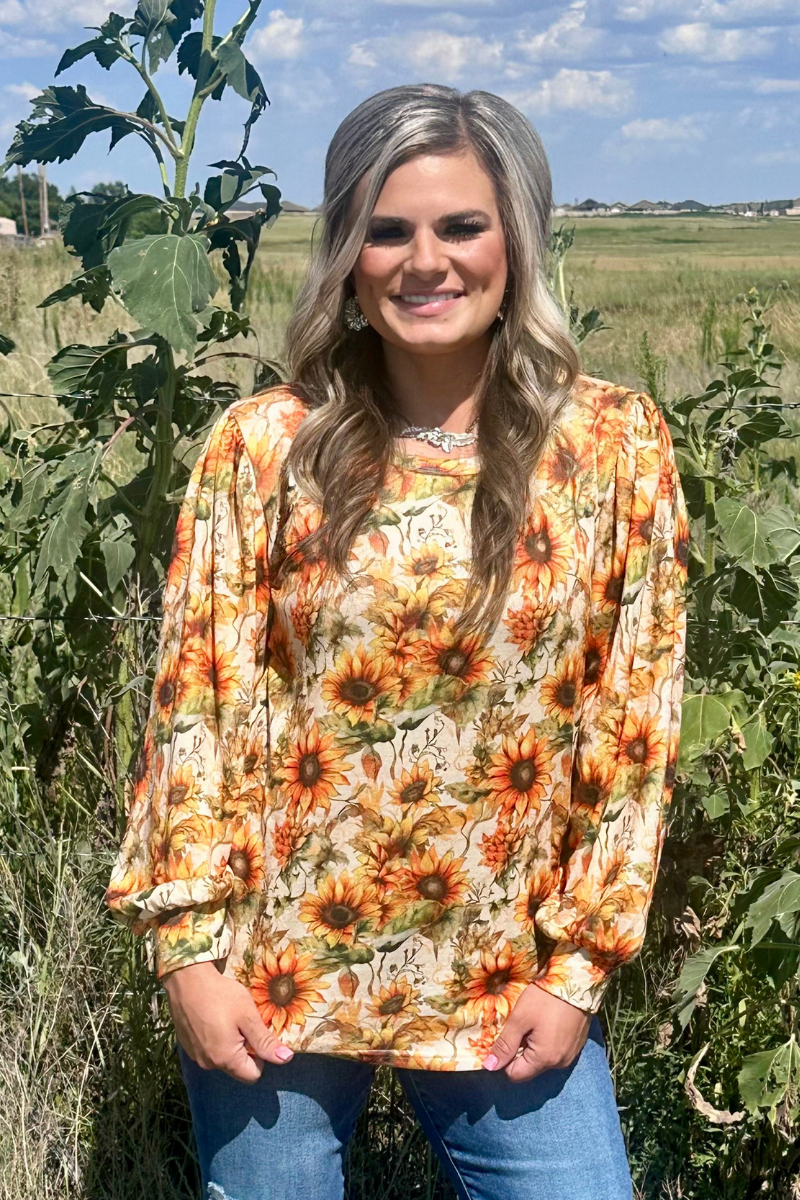 The GOLDEN HARVEST KNIT TOP