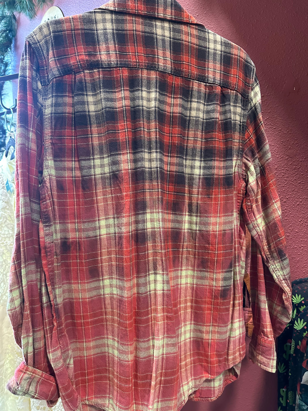 NEW Up Cycled Flannel Size SM
