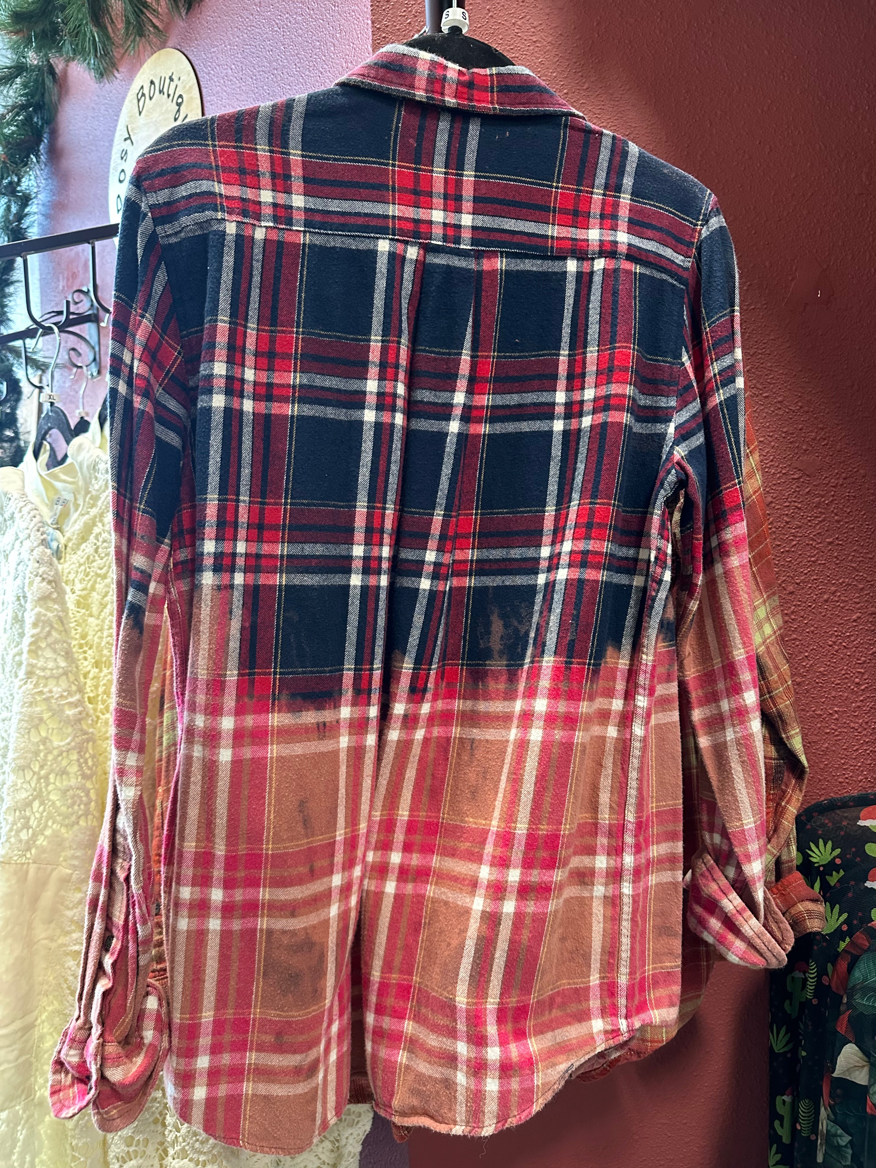 NEW Up Cycled Flannel Size SM