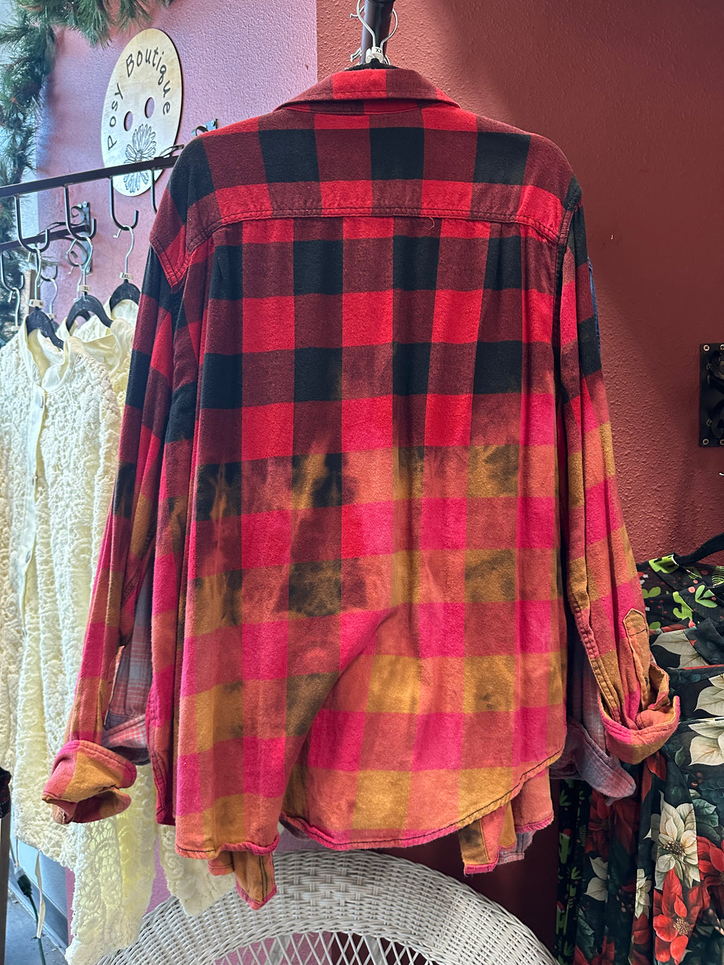 NEW Up Cycled Flannel Size 2XLG