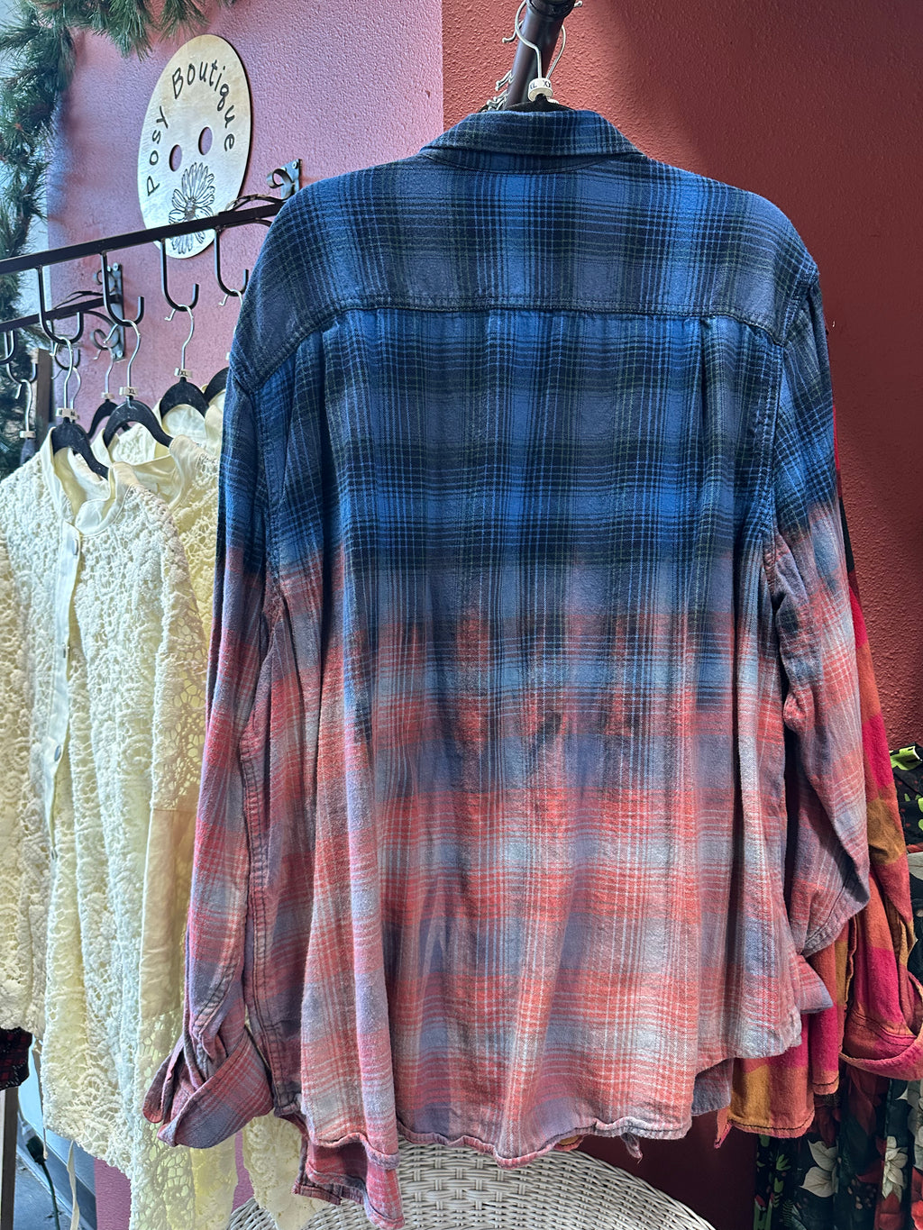 NEW Up Cycled Flannel Size 2XLG