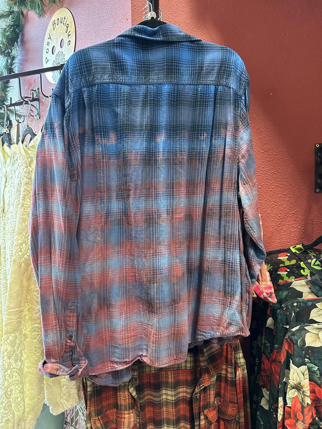 NEW Up Cycled Flannel Size 3XLG